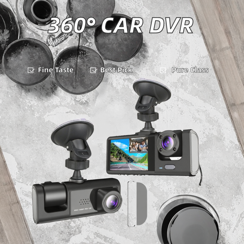 Vehicle Security DVR Supplier - OEM Mini 360 Degree 1080P WiFi 24-hour