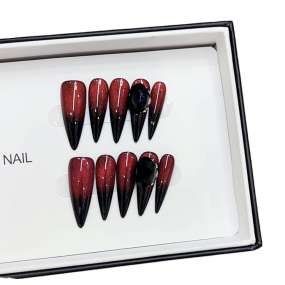 French Nail Art Manufacturer - Bulk Nai Zi 24pcs Pure Handmade Fiery Wholesale