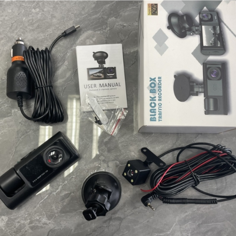 Dashcam Factory - OEM 2025 3 in 1 Lens Channel HD 1080P Vehicle
