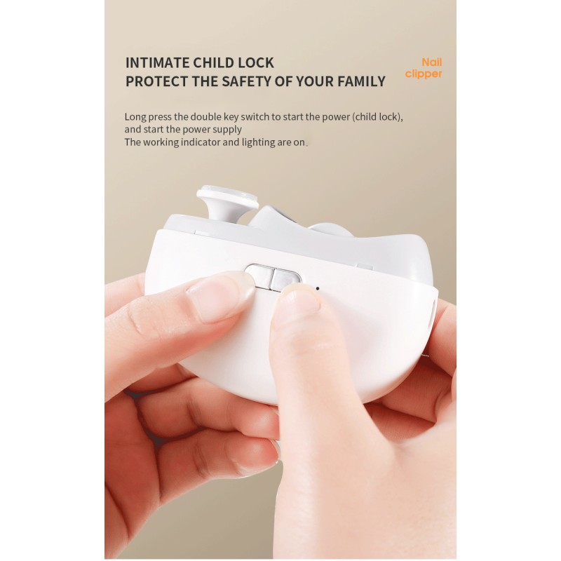 Baby Nail Clipper Manufacturer - Bulk Safety 3-in-1 Automatic Electric Polish