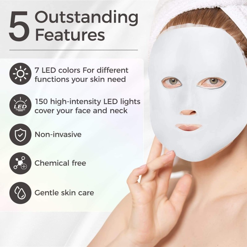 LED Face Mask Manufacturer - Bulk Photon Full 7 Colors Skin Rejuvenation