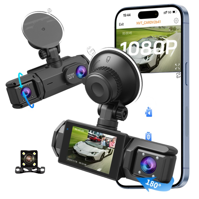 4K Dash Cam Factory - OEM 2025 Hot Selling IMX 335 Dashcam Rear 2K SATRVIS