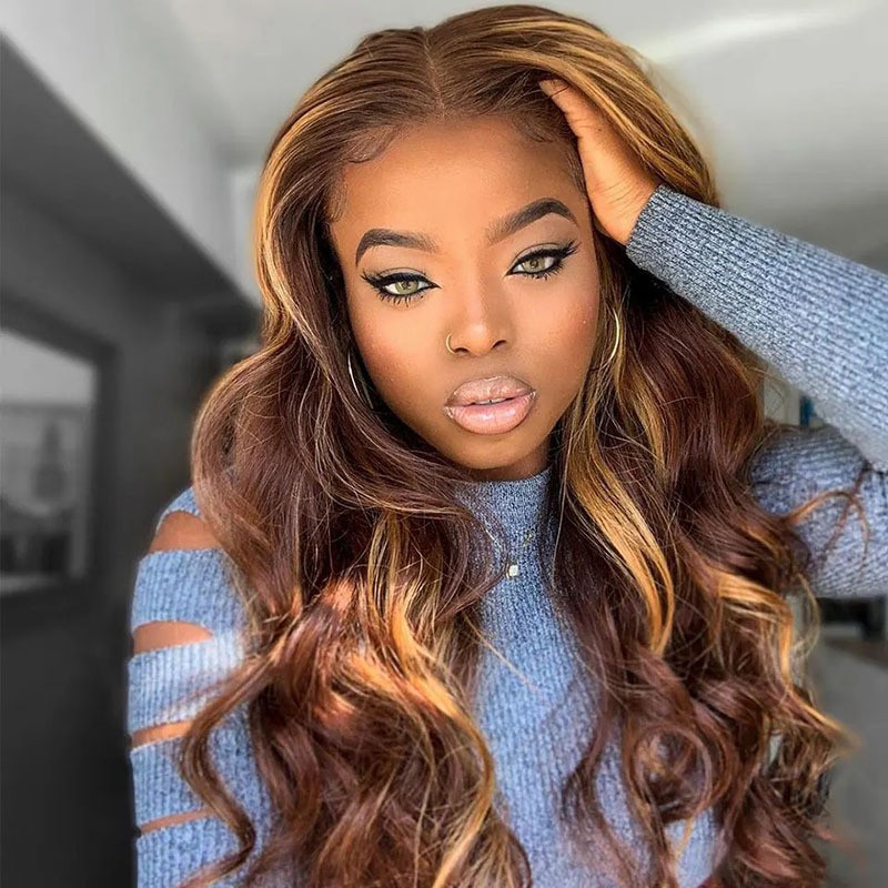 Lace Front Wig Manufacturer - Bulk Newly 11A 180% Piano Body Wave