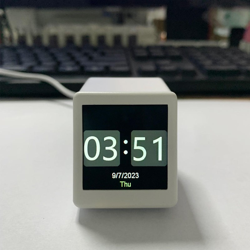WiFi Weather Station Factory - OEM Mini Desktop Clock Gadget Time Display Date