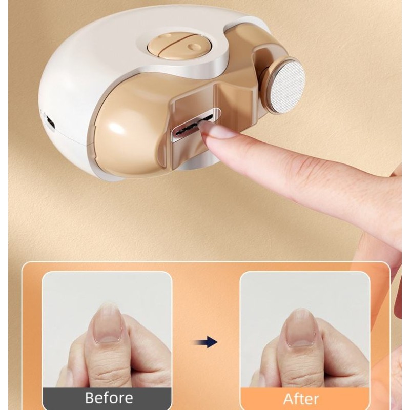 Electric Nail Clipper Factory - OEM High Quality Low Noise Type-C Charging