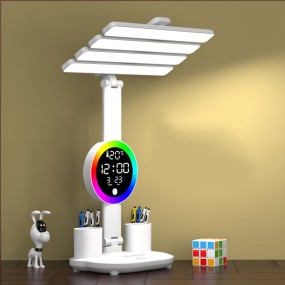Modern LED Desk Lamp Manufacturer - Bulk Clock Date Display Rechargeable Foldable