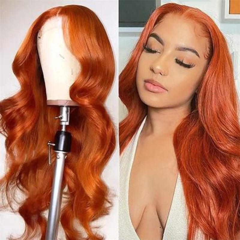 Body Wave Wig Factory - OEM Hit Product 12A #350 Ginger Orange