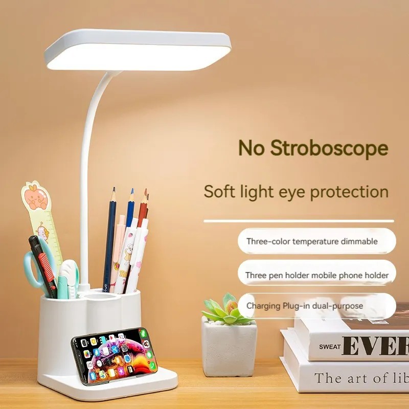 Eyecare Desk Lamp Factory - OEM Multifunctional Touch Rechargeable Plug Bedside