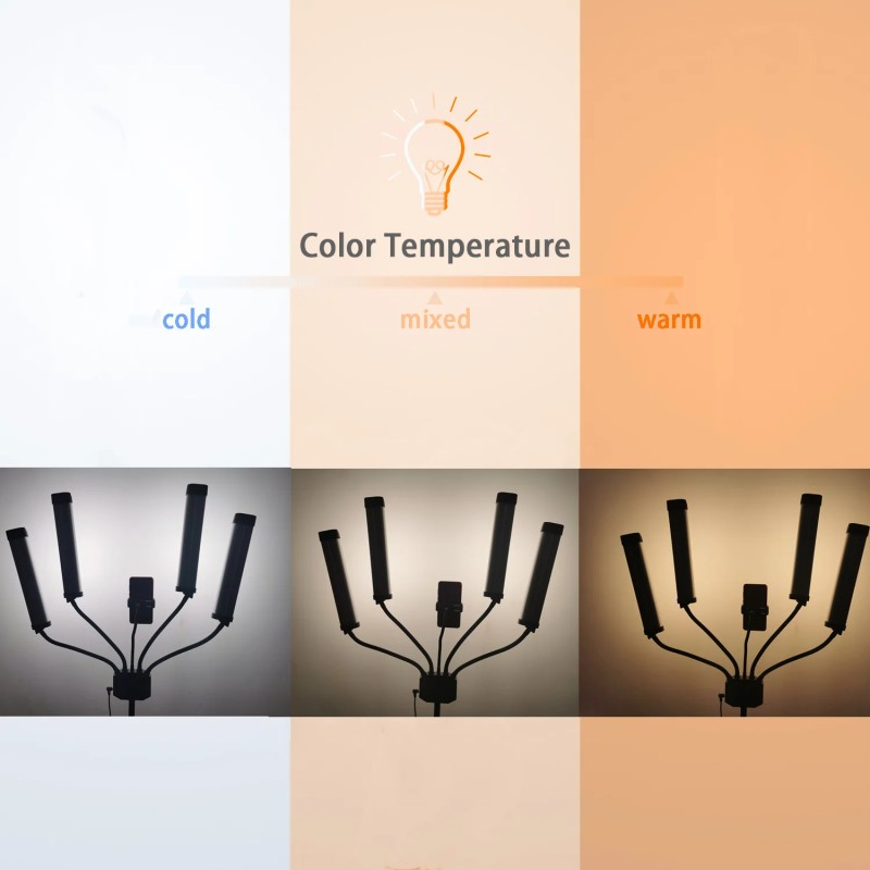 LED Fill Light Supplier - OEM Professional Four Arm Selfie Beauty Enhancing