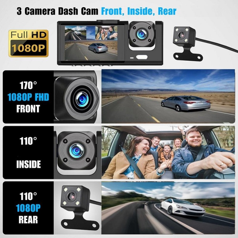 Vehicle Security DVR Supplier - OEM Mini 360 Degree 1080P WiFi 24-hour
