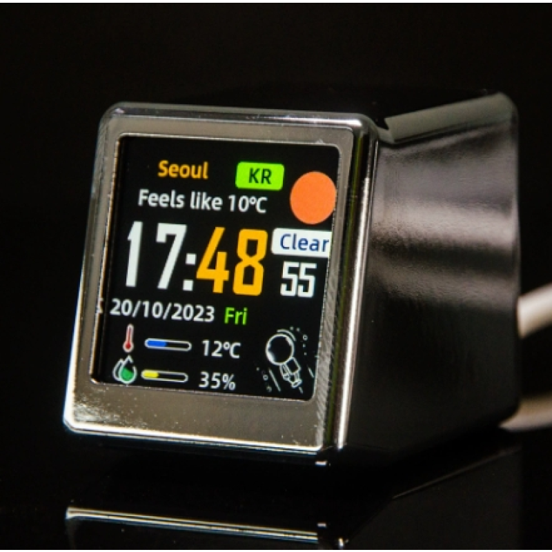 Weather Forecast Clock Factory - OEM 2025 Hot Selling Creative Screen Mini Wifi