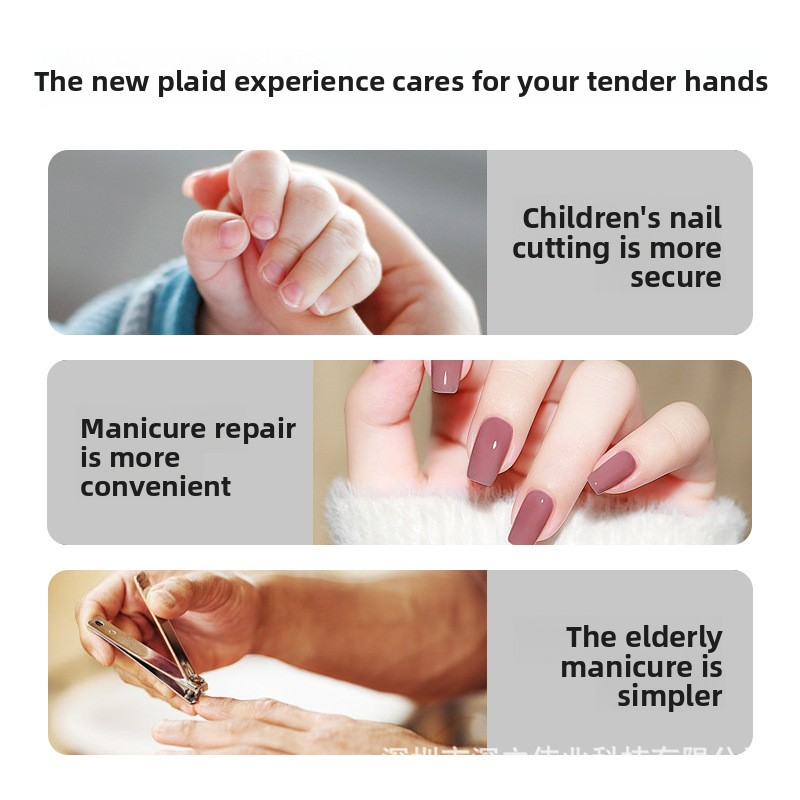 Electric Manicure Clipper Factory - OEM Cross-Border Rechargeable Anti-Pinch