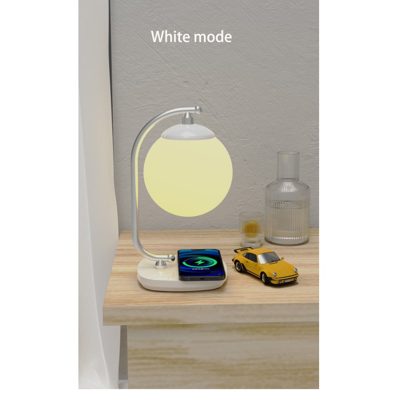 Glass Table Lamp Factory - OEM Modern Glass Globe Metal Base Brass Finished