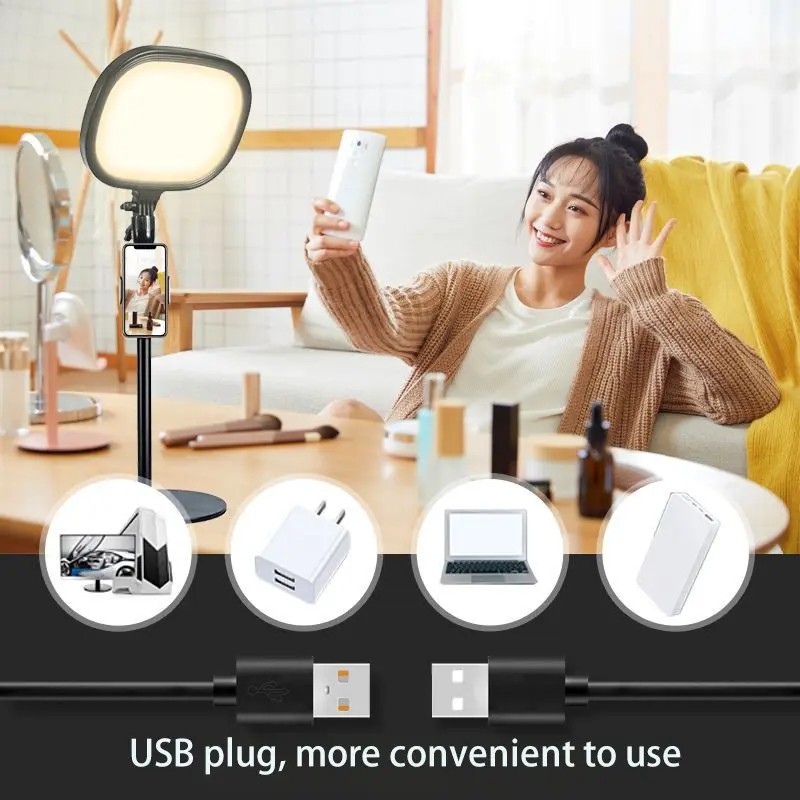 USB LED Light Supplier - OEM Self Ring Light Intelligent Control Voice Control