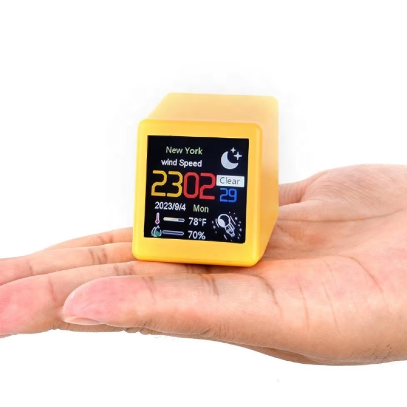 WiFi Weather Station Factory - OEM Mini Desktop Clock Gadget Time Display Date