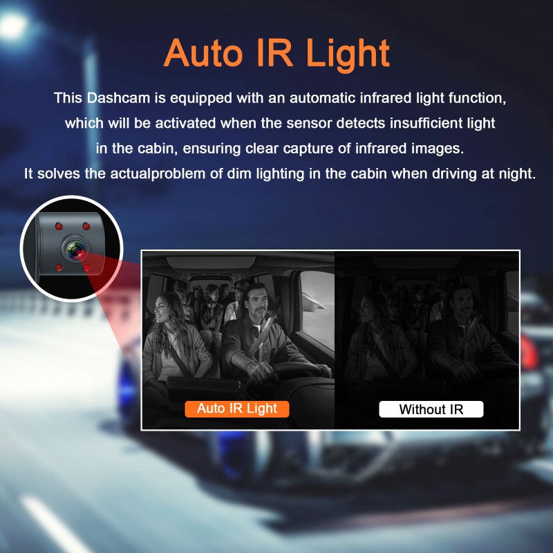 Dashcam Manufacturer - Bulk 2025 Hot Selling HD 3 Lens 3 Channel Wifi