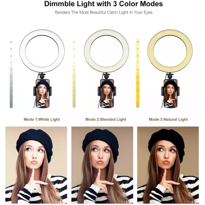 Ring Light Phone Stand Manufacturer - Bulk 10 Inch Selfie Tripod Aluminum Alloy