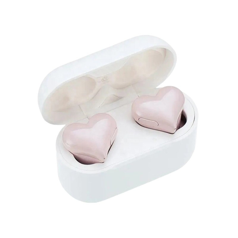 Heart-Shape Earbuds Manufacturer - Bulk Women's High Quality LED Wireless Noise