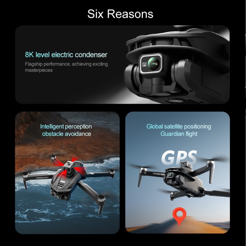 8-Axis Drone Supplier - OEM V168 GPS Return HD Photography Commercial