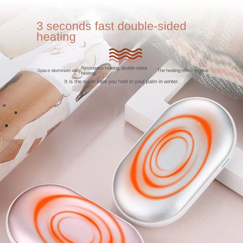 USB Hand Warmer Supplier - OEM 2025 New Custom Logo Magnetic Suction Power Bank