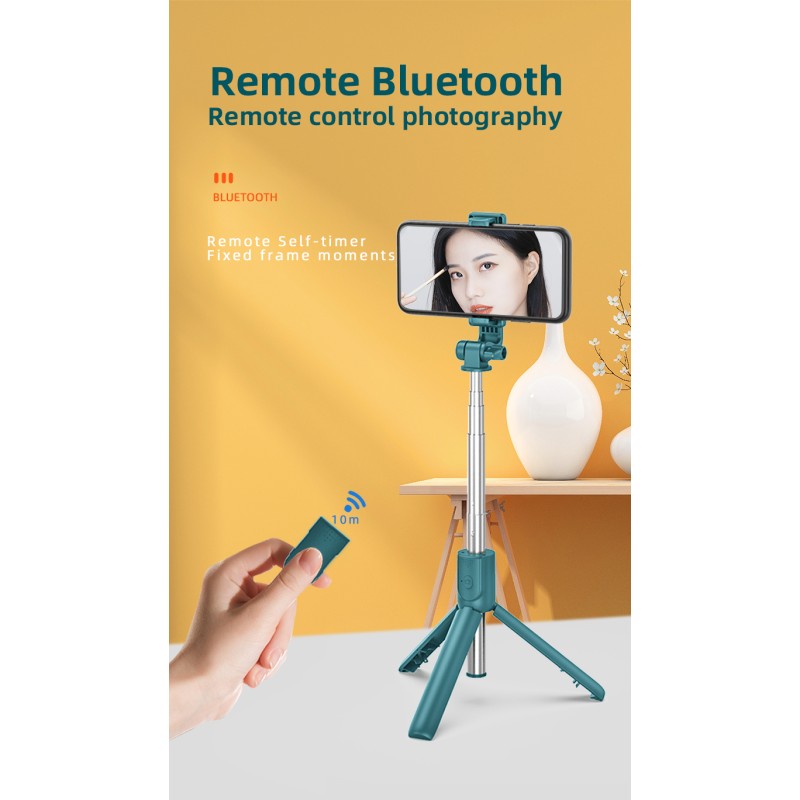 Selfie Stick Supplier - OEM 2025 High Quality R1S 10 Meter Wireless Folding