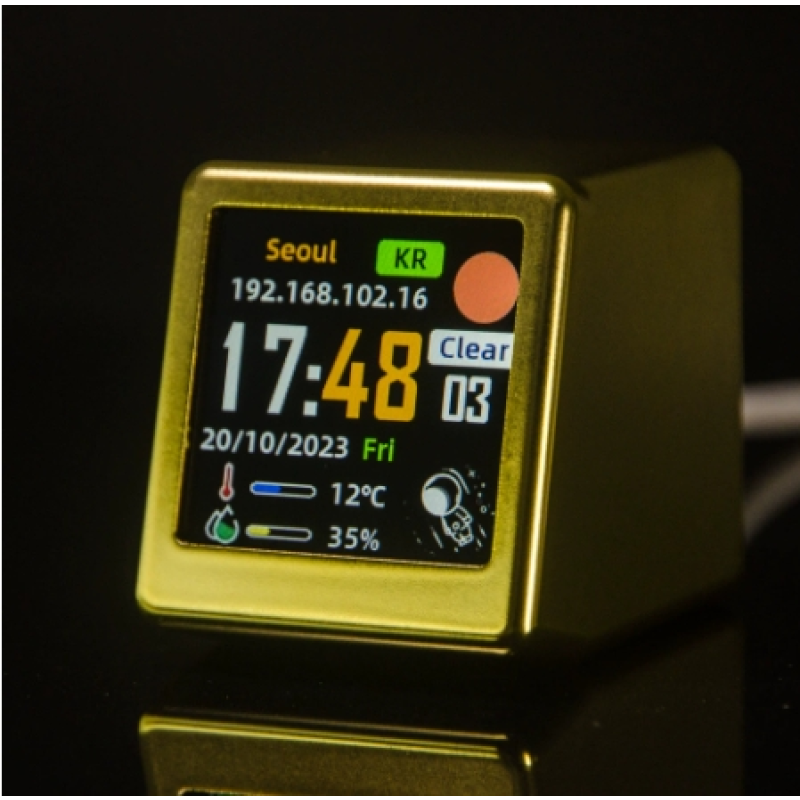 Smart Weather Station Supplier - OEM 2025 Hot Selling MINI Size WIFI Clock