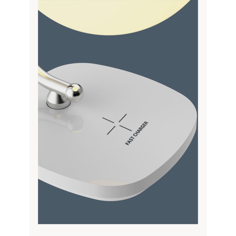 Glass Table Lamp Factory - OEM Modern Glass Globe Metal Base Brass Finished