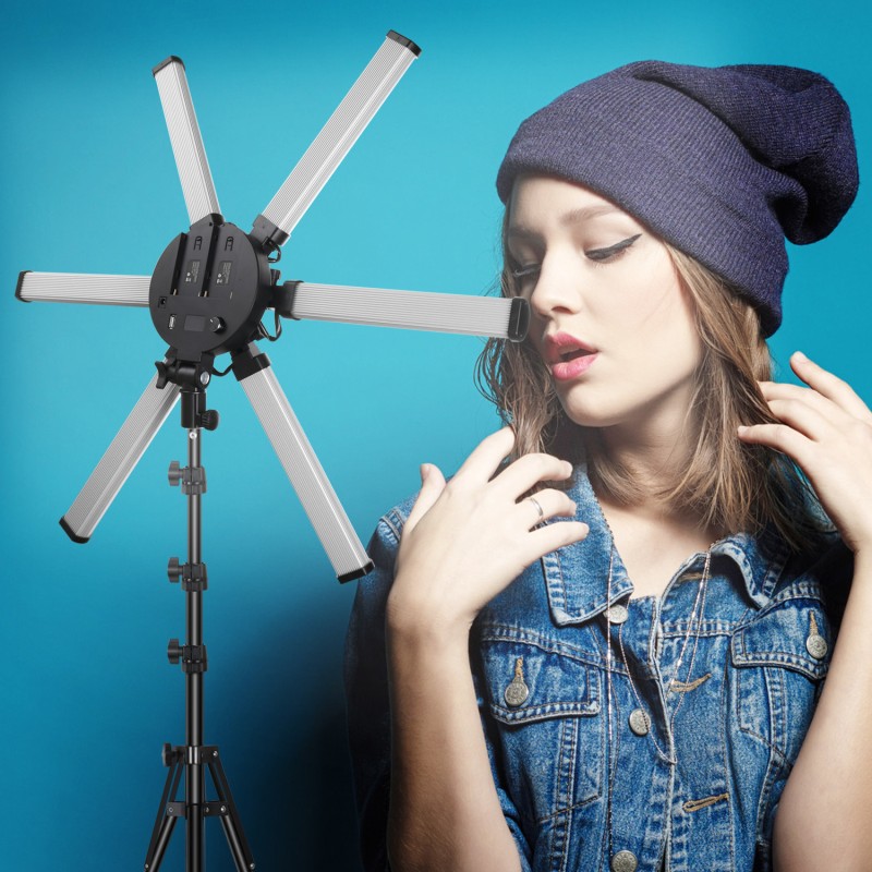 Photography Lighting Supplier - OEM 6/12 Tubes Beauty Soft Lighting Shadowless