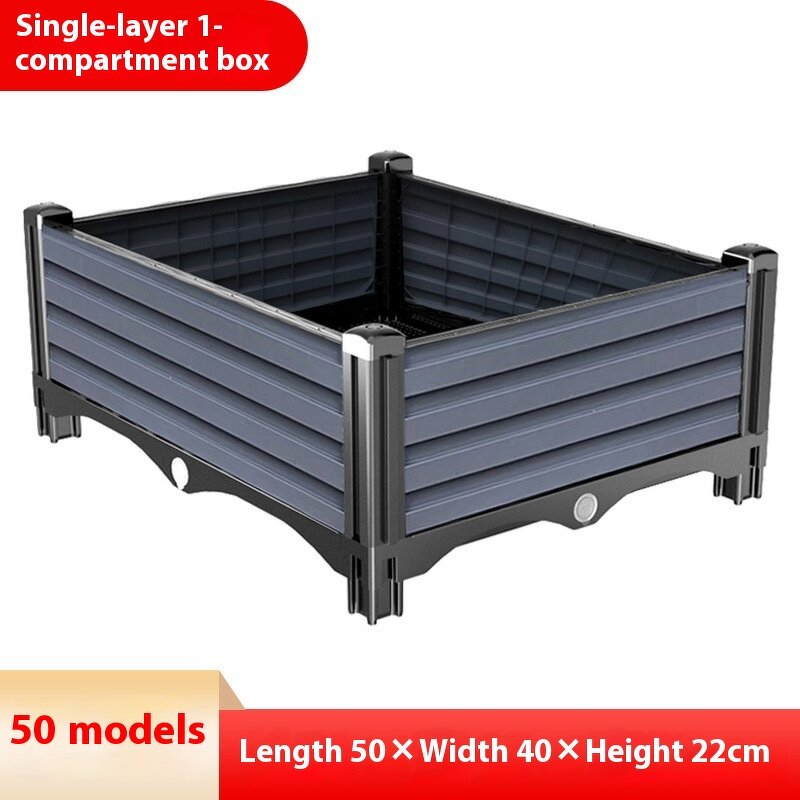 Planting Box Supplier - OEM/ODM Rectangular Plastic for Courtyard Balcony Roof Vegetable