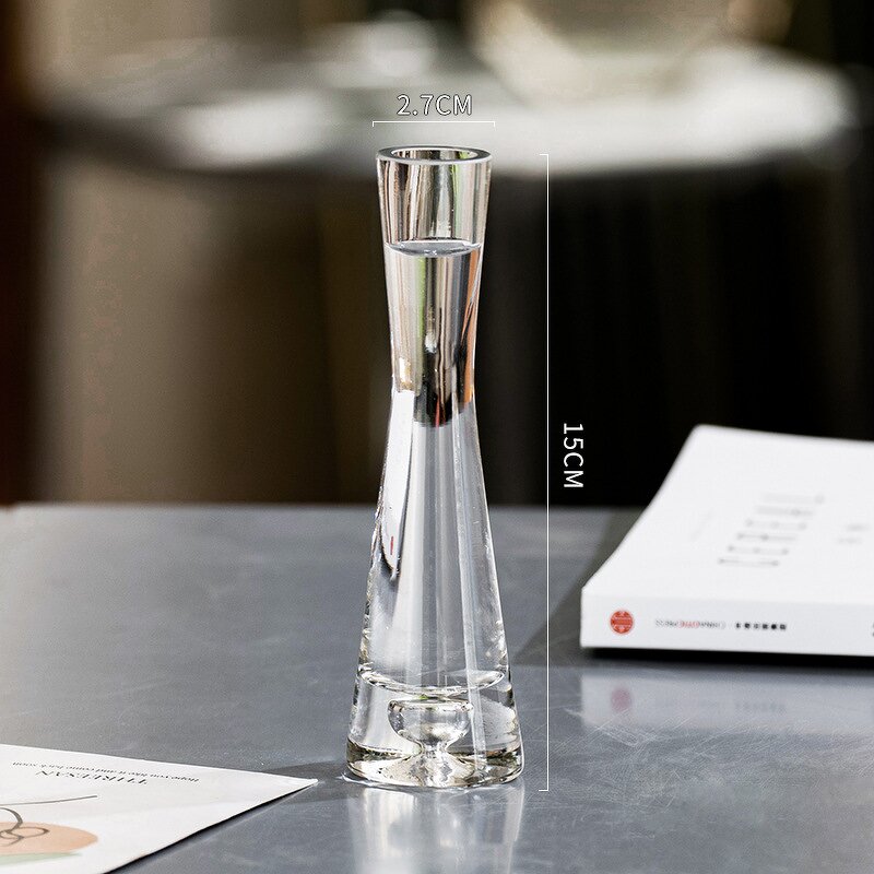 Hydroponic Mini Flower Bottle Factory - OEM/ODM Single Ins Wind Glass Transparent Nordic