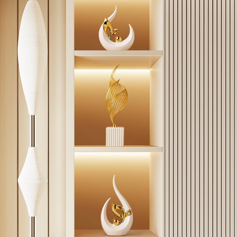 Art Ornaments Supplier - OEM/ODM High End Trendy Wine Cabinets TV Cabinets Home