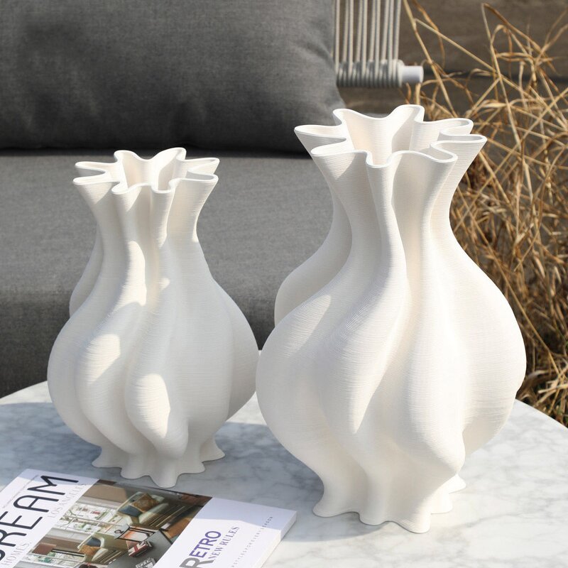 3D Printed Ceramic Vase Supplier - OEM/ODM Modern Style Aomesi Omaysn Simple Matt Glaze