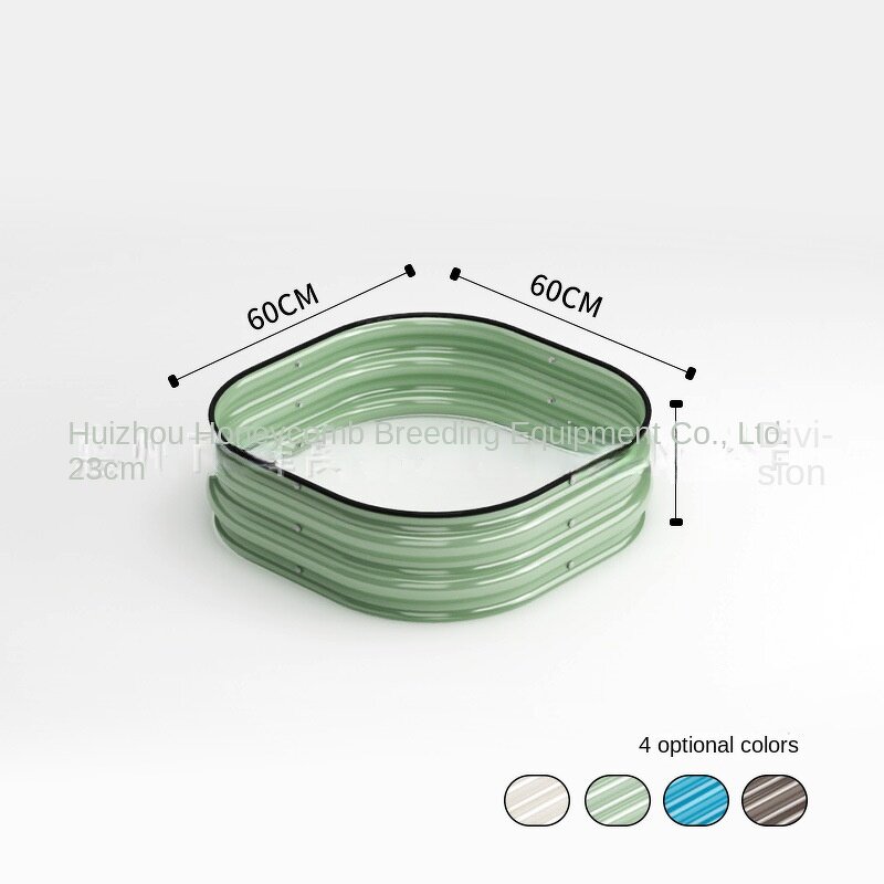 Balcony Planting Box Supplier - OEM/ODM Metal Oval Shape Eco-friendly for Outdoor Use