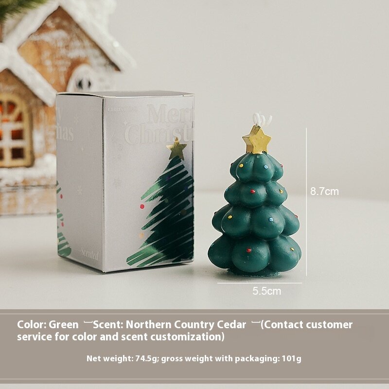 Christmas Tree Candle Factory - OEM/ODM Handmade Paraffin Wax Holiday Gift Candy Design