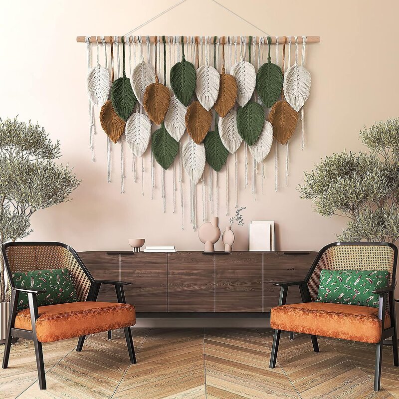Macrame Wall Hanging Manufacturer - OEM/ODM Modern Boho Home Decor Cotton Woven for Apartment