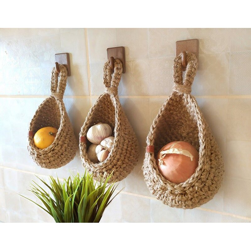 Hanging Wall Baskets Factory - OEM/ODM Hot Selling Large Bohemian Hand-Woven Buggy Bag