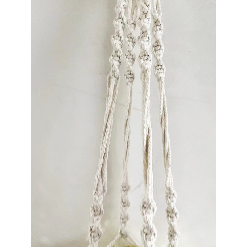 Macrame Plant Hangers Supplier - OEM/ODM 43.31 Inches Indoor Outdoor Wall Hanging Tassels
