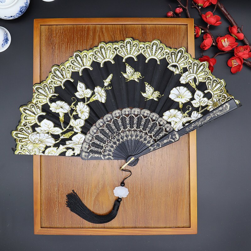 Chinese Fan Dance Fan Supplier - OEM/ODM Xiyan Handmade Ancient Style Folding Fan Wholesale