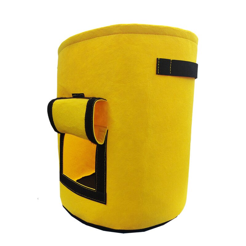 Felt Planting Bucket Factory - OEM/ODM Plant Bag Home Gardening Hand-held Seedling Bag