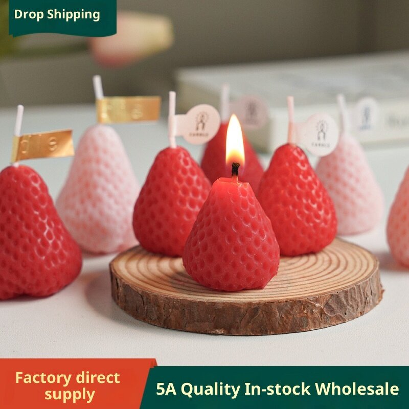 Strawberry Scented Candle Factory - Wholesale Cute Creative Birthday Gift Handmade Shape