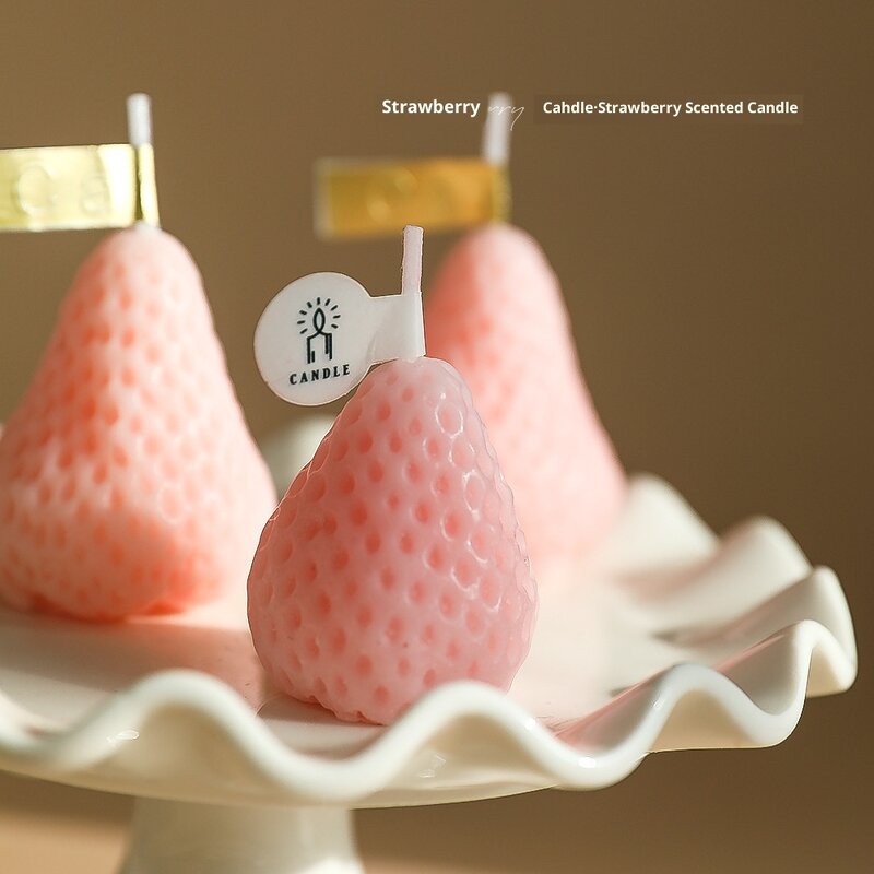 Strawberry Scented Candle Factory - Wholesale Cute Creative Birthday Gift Handmade Shape