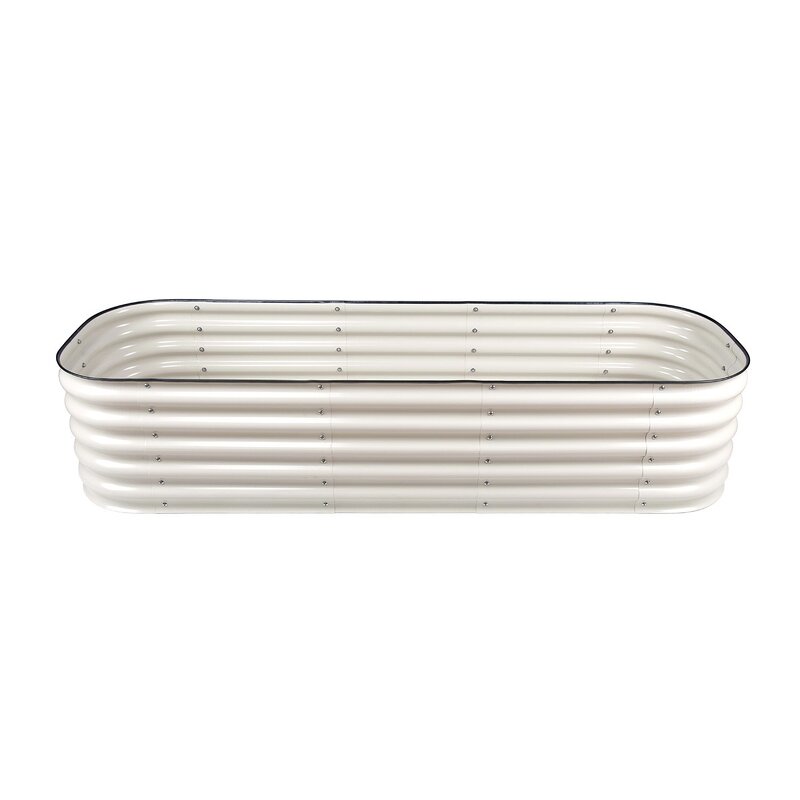 Balcony Planting Box Supplier - OEM/ODM Metal Oval Shape Eco-friendly for Outdoor Use