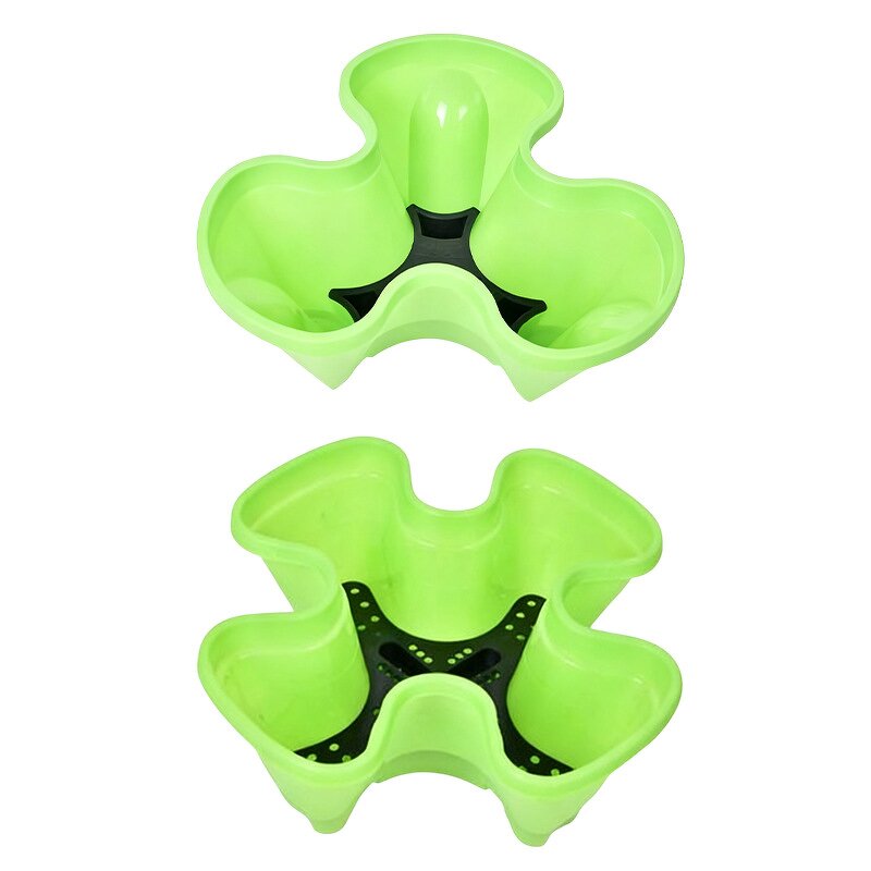 Multi-layer Planting Pot Factory - OEM/ODM Three Dimensional Space Saving Household Plastic Pot