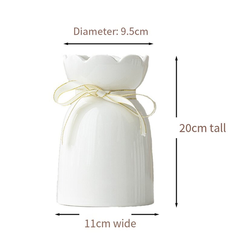 Ceramic Vase Factory - OEM/ODM Creative Living Room TV Cabinet Modern Flower Utensils