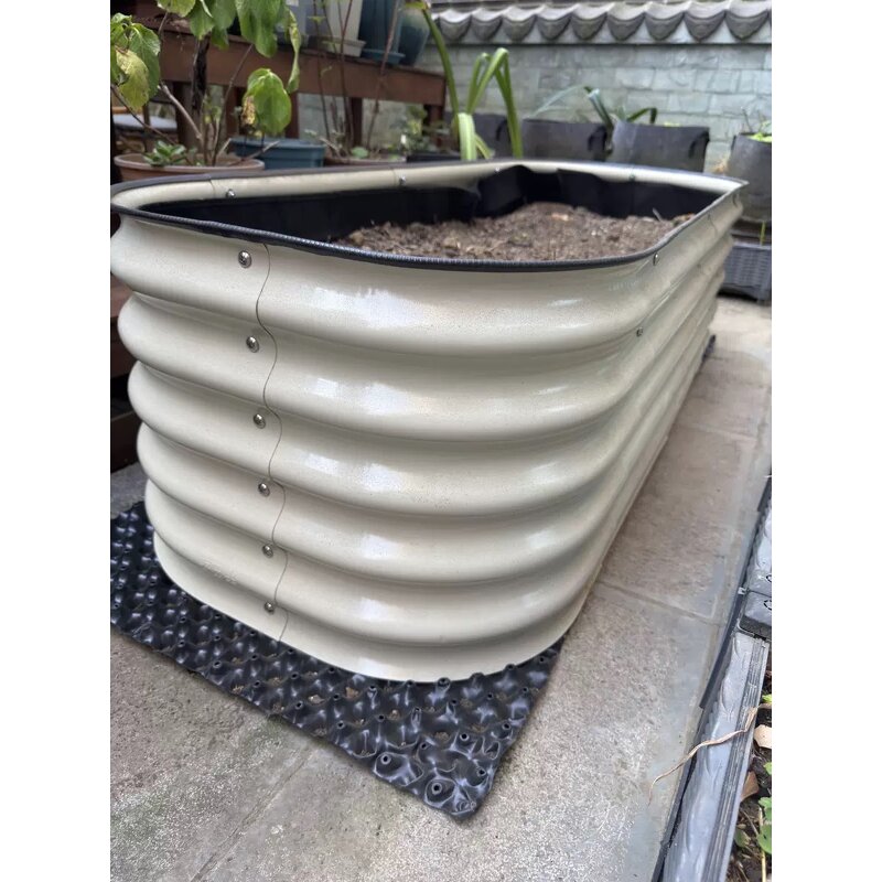 Metal Planting Box Manufacturer - OEM/ODM 9 Inch Modern Outdoor Flower Bed Vegetable Garden