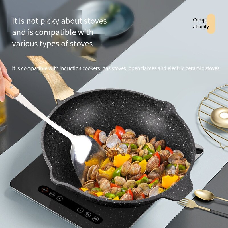 Non-stick Frying Pan Manufacturer - OEM/ODM Household Steak Cooking Pan Induction Cooker