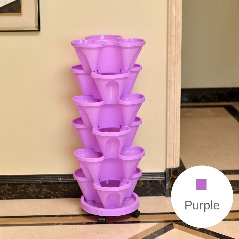 Resin Flower Pot Factory - OEM/ODM Wholesale Three-dimensional Multi-layer for Balcony