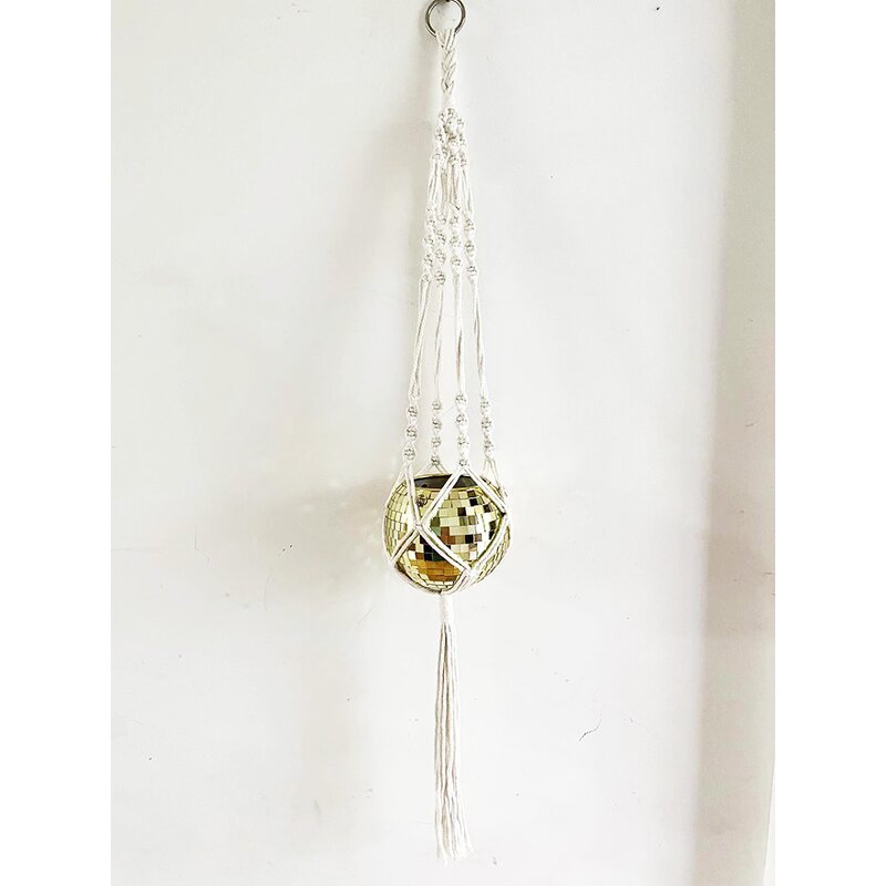 Macrame Plant Hangers Supplier - OEM/ODM 43.31 Inches Indoor Outdoor Wall Hanging Tassels