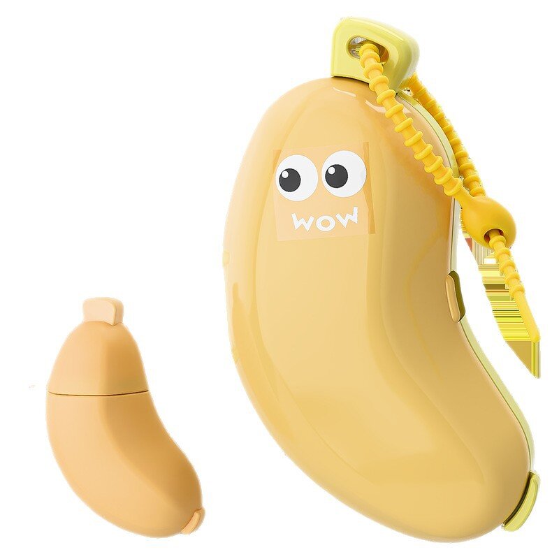 Travel Toothbrush Cover Manufacturer - OEM/ODM Plastic Banana-Shaped Portable Toothpaste Storage