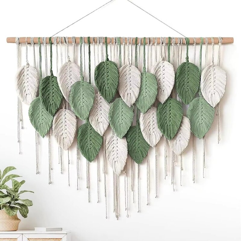 Macrame Wall Hanging Manufacturer - OEM/ODM Modern Boho Home Decor Cotton Woven for Apartment